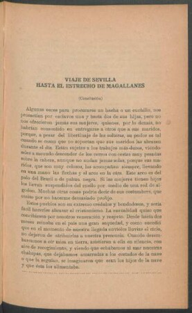 Viaje desde Sevilla hasta el Estrecho de Magellanes - (Conclusión)
