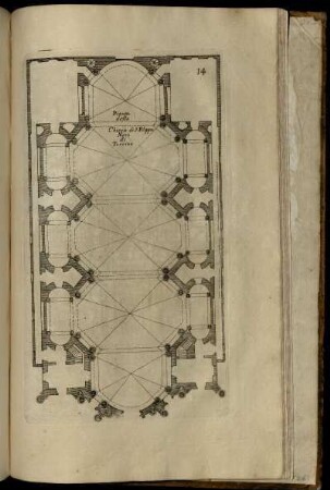 14. Pianta della Chiesa di S. Filippo Neri di Torrino