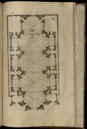 14. Pianta della Chiesa di S. Filippo Neri di Torrino