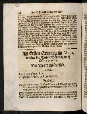 226-233, Am Ersten Sonntag im Majo, ...