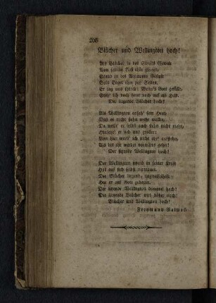 Blücher und Wellington hoch!