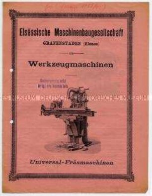 Universal-Fräsmaschinen