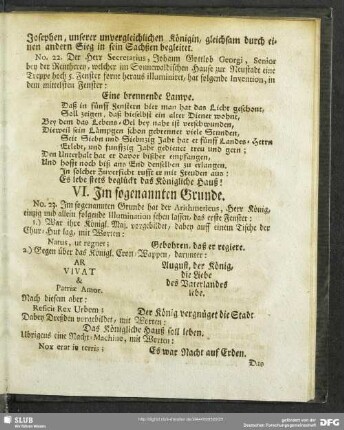 VI. Im sogenannten Grunde