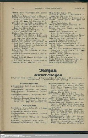 Rossau (Ober-Rossau; Nieder-Rossau)