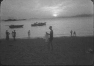 Personen am Strand (Lateinamerika-Aufenthalte 1934/1942)