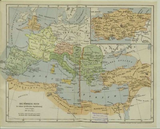 Das Römische Reich in seiner größten Ausdehnung unter Trajan (98-117 n. Chr.)