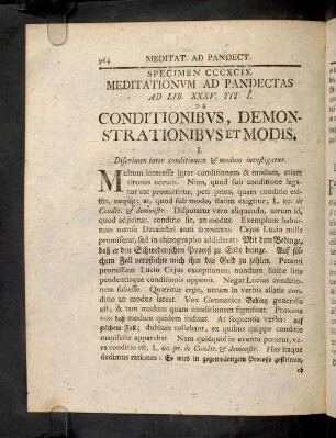 964-967, Sp. 399. De Condit. & Demonst. & Modis