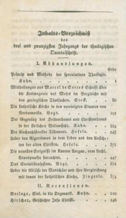 722-724 Inhaltsverzeichnis