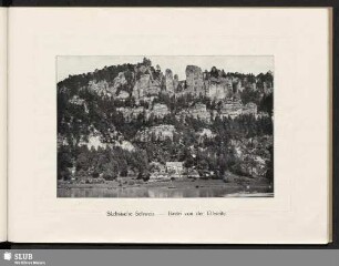 Sächsische Schweiz - Bastei von der Elbseite