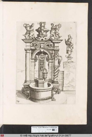 [Ziehbrunnen mit segnendem Christus. Band II.]