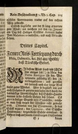 105-114, Drittes Capitel