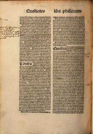 Cursus optimarum quaestionum cum textualibus expositionibus super Physicorum et ceteros naturalis philosophiae libros Aristotelis
