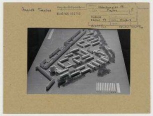 Modell: Wohnkomplex 19. Berlin, Treptow, Adlergestell (eigentlich: Grünauer Straße)/Rudower Straße/Köllnische Straße/Grimaustraße/Britzer Straße