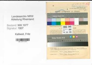 Entnazifizierung Fritz Kallweit , geb. 20.07.1906 (Polizist)