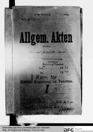 Bier- und Getränkesteuer. Allgemeines