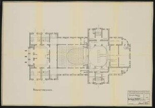 Stadttheater, Tilsit: Grundriss 1:100