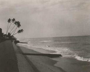 Colombo, Ceylon (Sri Lanka). Die berühmte Strandpromenade in Colombo