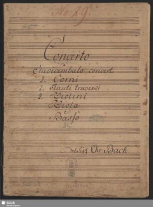 Concertos - Mus.2662-O-5 : cemb, orch : [op. 1,5] : WarB YC 88