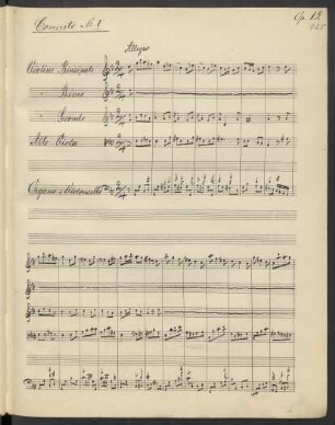 Konzerte; vl, strings, org; g-Moll; RV 317; op.12/1