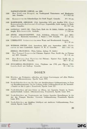 Dosen (Nr. 1144-1251)