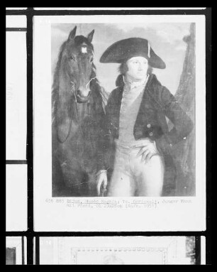 Junger Mann mit Pferd