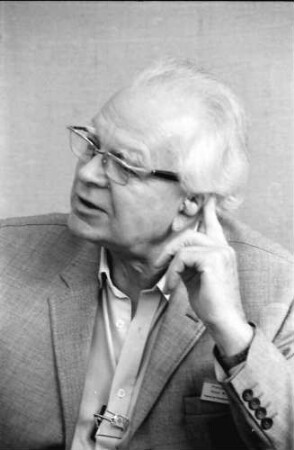 36. Tagung 1986 Chemiker; Pressekonferenz: Peter D. Mitchell