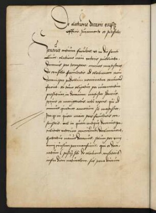 De electione decani eiusq[ue] officio Juramento et potestate.