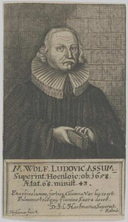 Bildnis des Wolf. Ludovic Assum