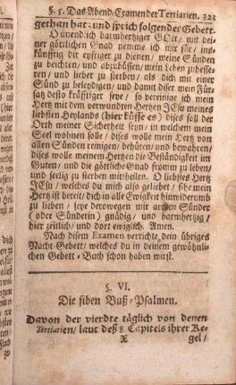 § VI. Die siben Buß-Psalmen.