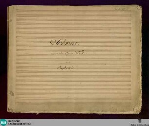 Guillaume Tell. Excerpts - Don Mus.Ms. 1691a,b : V, orch