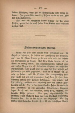 Siebenundzwanzigstes Kapitel
