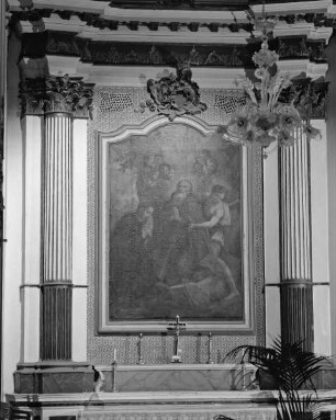 Apotheose des heiligen Konrad Confalonieri, heiliger Aloysius Gonzaga