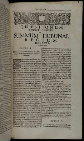 Quæstionum Super causis [...] Anno 1659.