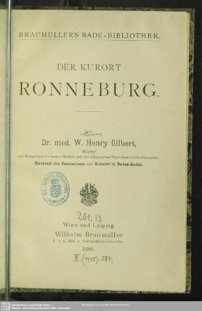 Der Kurort Ronneburg