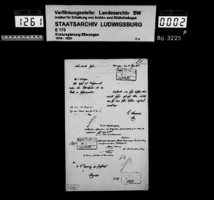 Schuldenwesen der kath. Filialpfarrgemeinde Hofherrnweiler, Gemeinde Unterrombach