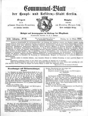 1860,16: No. 16, 14. Oktober 1860