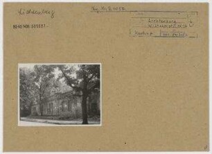 Straßenansicht. Berlin, Lichtenberg, Friedrichsfelde, Wilhelmstraße 16-17 (seit 1976 Alfred-Kowalke-Straße)