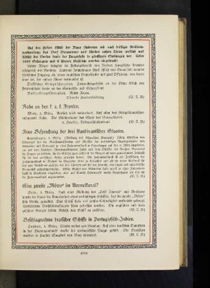Beschlagnahme deutscher Schiffe in Portugiesisch=Indien.