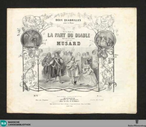 2: Deux quadrilles pour le piano sur les motifs de "La part du diable"
