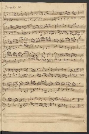 Inventionen; cemb; h-Moll; BWV 786