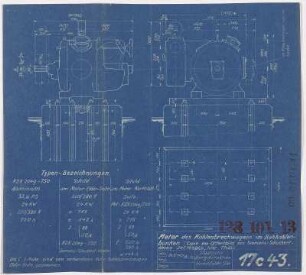 Motor des Kohlenbrecherwagens im Rohkohlenbunker