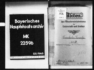 Organisation der Baugewerksschulen und Baugewerkslehrlingsschulen. Wiedereinführung der Meisterprüfung für das Baugewerbe.