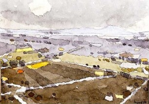 Weite Landschaft in Umbrien