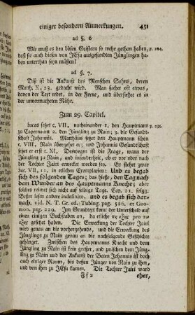 Zum 29. Capitel. - Zum 79. Capitel.