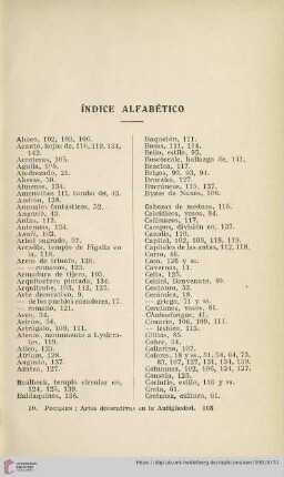 Índice Alfabético