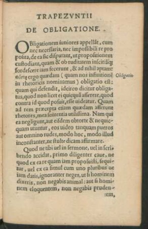 De Obligatione.