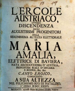 L' Ercole austriaco