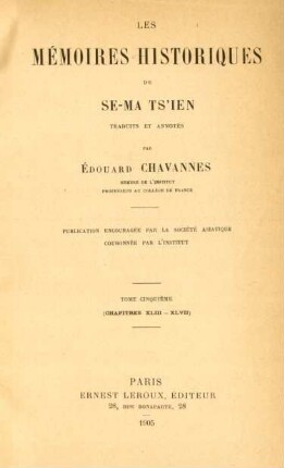 T.5: (Chapitres XLIII - XLVII)