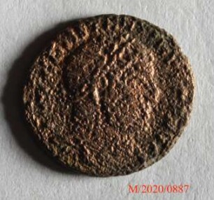 Römische Münze, Nominal Follis, Prägeherr Constantinus I., Prägeort nicht bestimmbar, Original