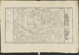 Carte Minéralogique D'Une Partie De La Normandie Et De La Picardie Où Se Trouvent Gournay, Aumale, Beauvais, Et Breteuil.